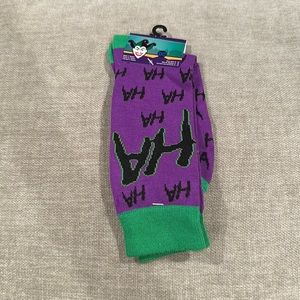 Adult unisex DC Joker socks, free with purchase